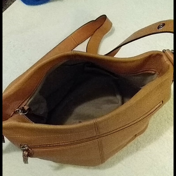 Coach Hobo Sachet Large Handbag Brown - Picture 5 of 9